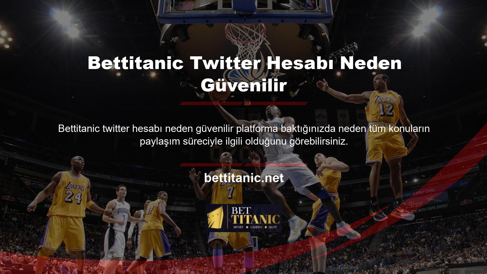 Bettitanic neden Twitter hesabı kullanıyor? Web sitesi güncellemeleri, etkinlikler ve daha fazlası için resmi Twitter hesabımızı takip edebilirsiniz